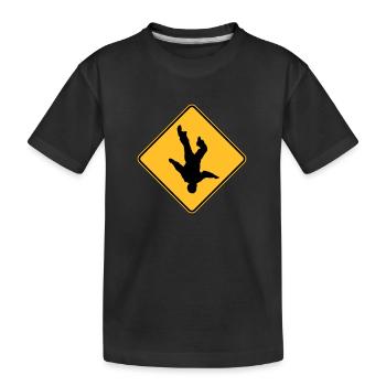 ROAD SIGN Skydive - T-shirt bio Premium Enfant - noir - Devant