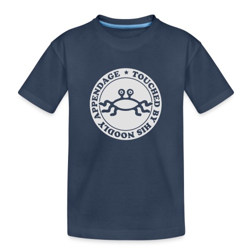 Touched by His Noodly Appendage - Kids' Premium Organic T-Shirt