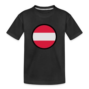 Marqué par l'Autriche - T-shirt bio Premium Enfant - noir - Devant