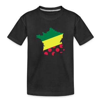 Tour de France - T-shirt bio Premium Enfant - noir - Devant