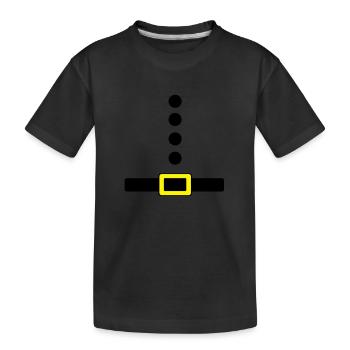 ceinture - T-shirt bio Premium Enfant - noir - Devant
