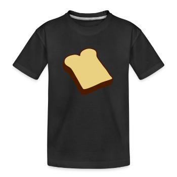 Toast - Kinder Premium Bio T-Shirt - Schwarz - Vorne