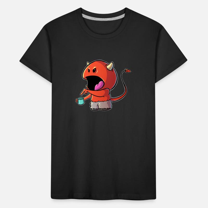 Coffee Devil - Kaffee Teufelchen Kinder Premium Bio T-Shirt