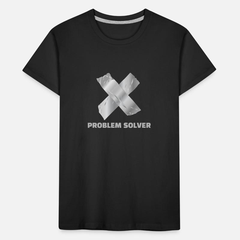 Duck Tape Problem Solver Funny Gift Idea Kids' Premium Organic T-Shirt