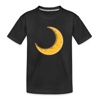 Lune Design De la Lune de Faudesse - T-shirt bio Premium Enfant - noir - Devant