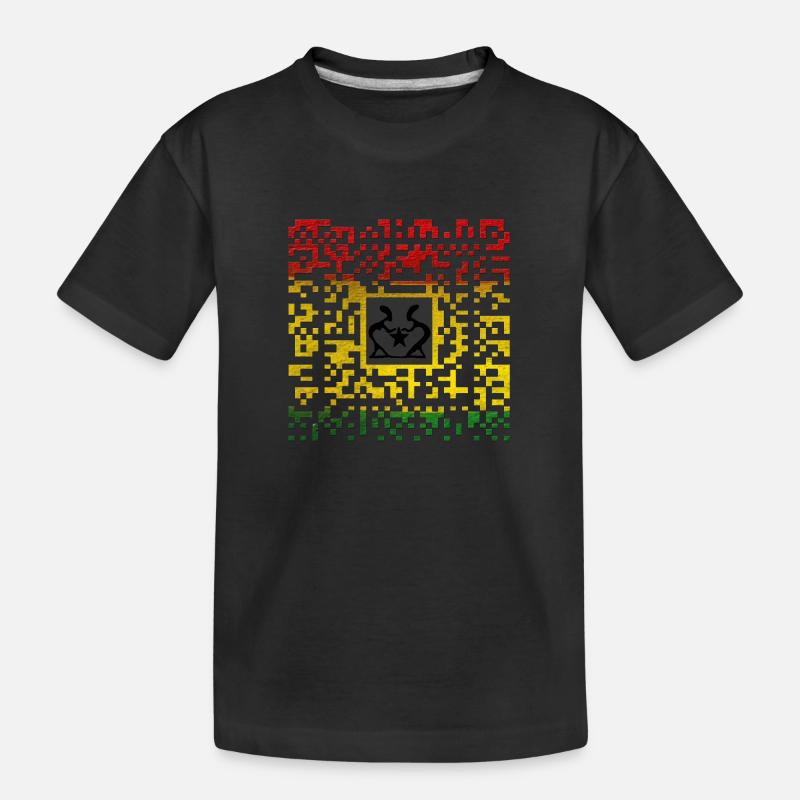Reggae Code - Kids' Premium Organic T-Shirt - black