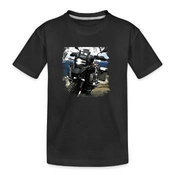 Affiche Moto GS - T-shirt bio Premium Enfant - noir - Devant