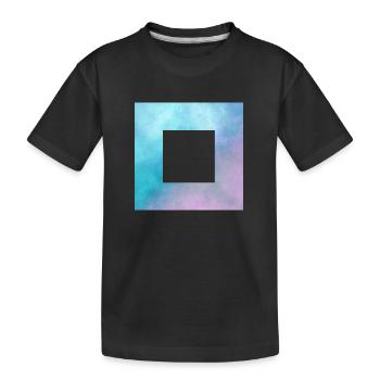 Espace Carré Cut - T-shirt bio Premium Enfant - noir - Devant