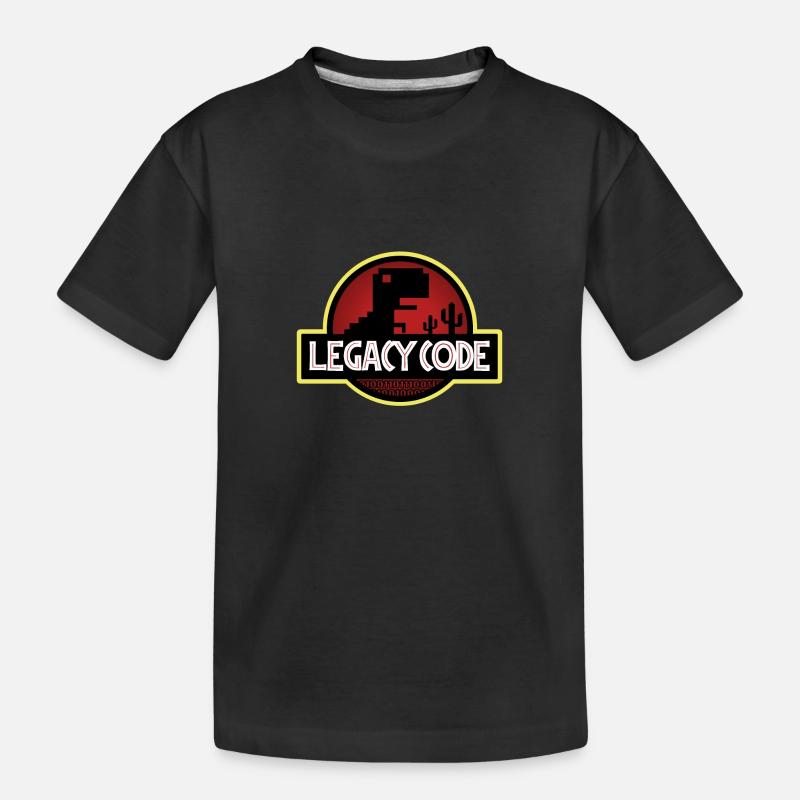 Code hérité - T-shirt bio Premium Enfant - noir