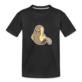 Pomme de terre - T-shirt bio Premium Enfant - noir - Devant