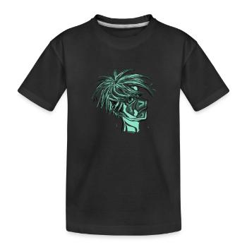 Manga Garçon - T-shirt bio Premium Enfant - noir - Devant