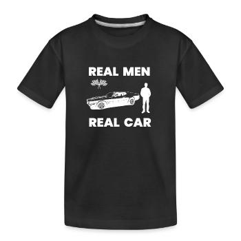 Voiture - T-shirt bio Premium Enfant - noir - Devant