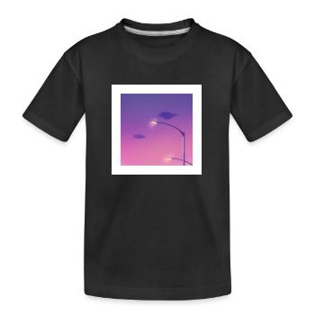 chill light - T-shirt bio Premium Enfant - noir - Devant