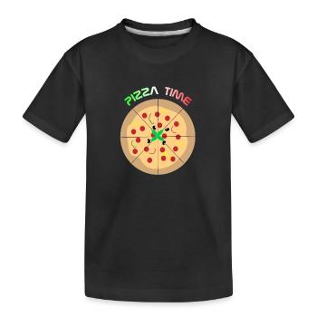 PIZZA ITALIE - T-shirt bio Premium Enfant - noir - Devant