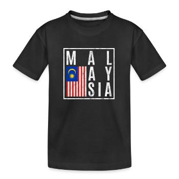 Malaisie - T-shirt bio Premium Enfant - noir - Devant