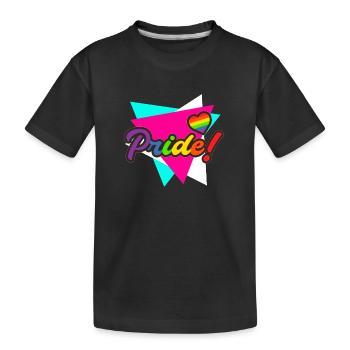 Gay pride - Kids' Premium Organic T-Shirt - black - Front