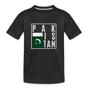 Pakistan - T-shirt bio Premium Enfant - noir - Devant