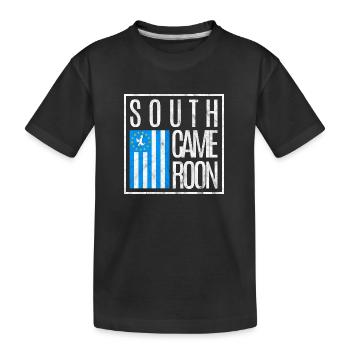 Cameroun du Sud - T-shirt bio Premium Enfant - noir - Devant
