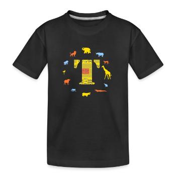 afrique t - T-shirt bio Premium Enfant - noir - Devant