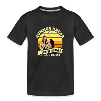 Summer with MOM - T-shirt bio Premium Enfant - noir - Devant