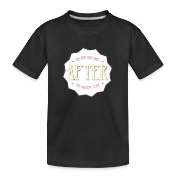 Klettern - Kinder Premium Bio T-Shirt - Schwarz - Vorne