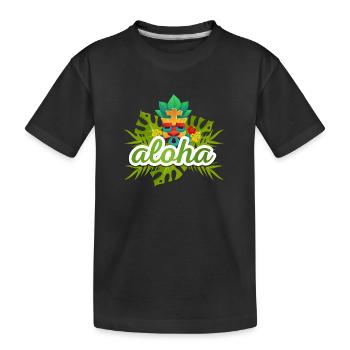 aloha - T-shirt bio Premium Enfant - noir - Devant