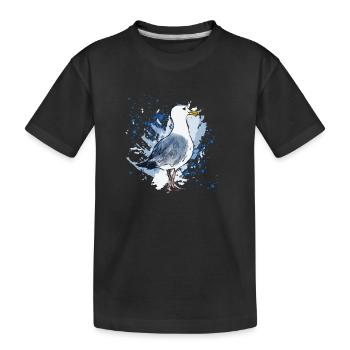 ich geh dann mal - Kinder Premium Bio T-Shirt - Schwarz - Vorne