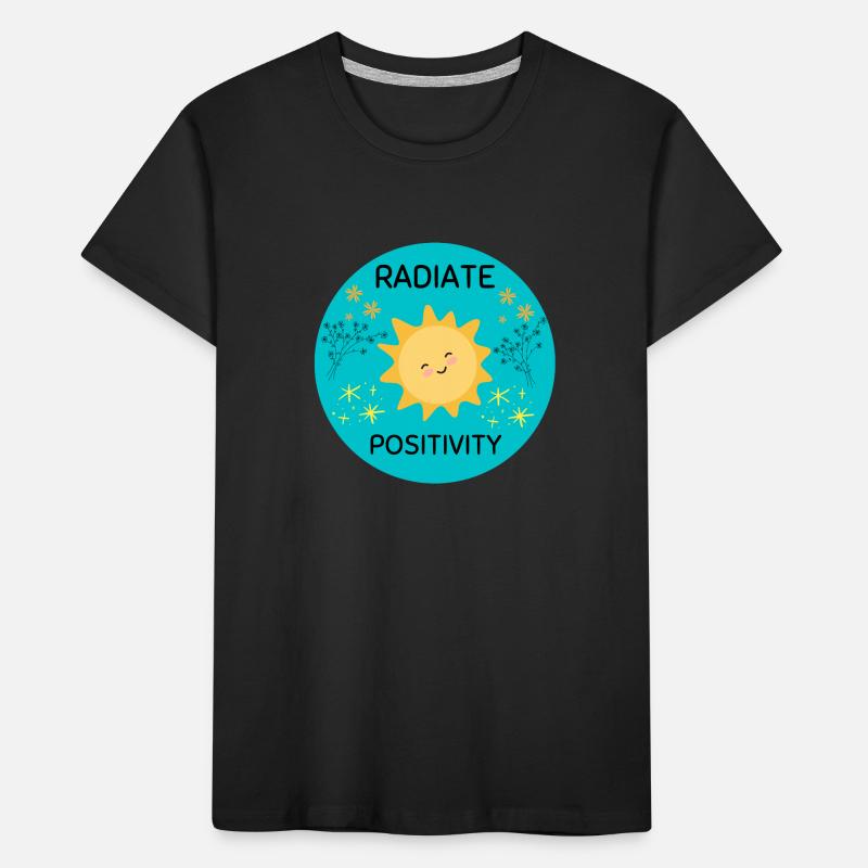 Radiate positivity Kids' Premium Organic T-Shirt