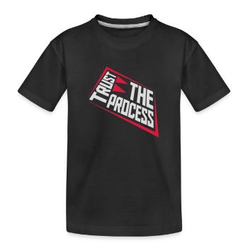 faire confiance au processus Devis - T-shirt bio Premium Enfant - noir - Devant