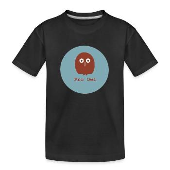 Pro Owl, Pro Owl, Pro Forest Dweller - T-shirt bio Premium Enfant - noir - Devant