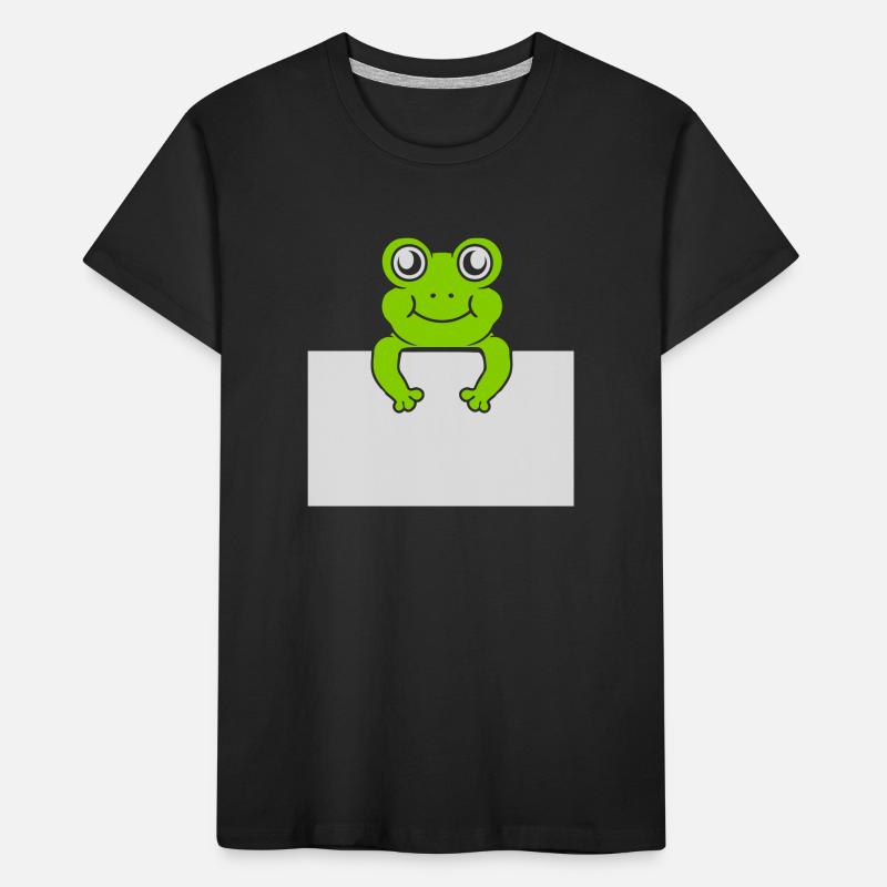 Texte présent Comic Frog T-shirt bio Premium Enfant