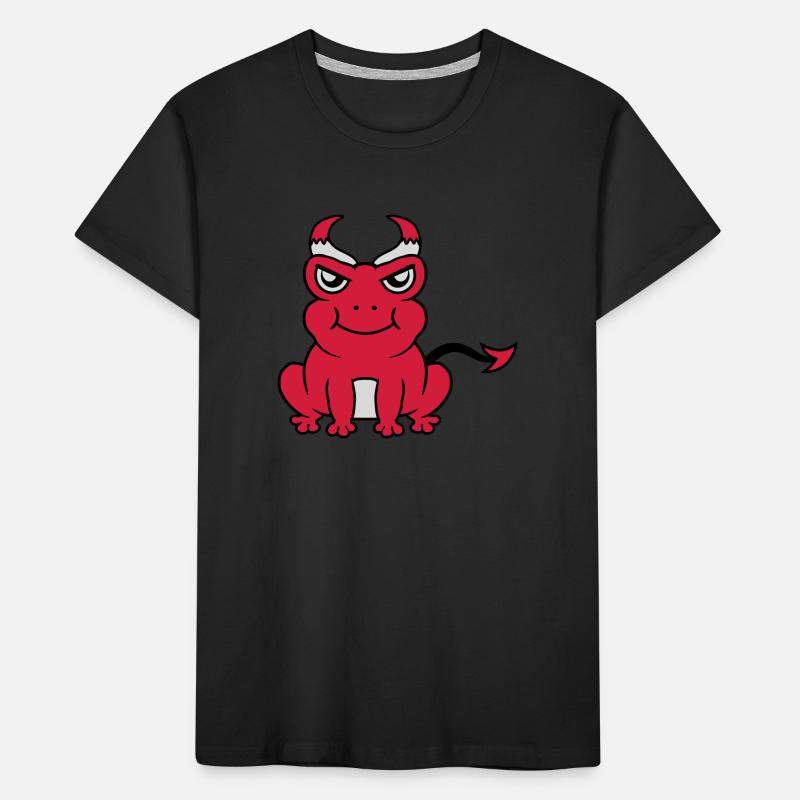 Devil Horns Frog Demon Kids' Premium Organic T-Shirt
