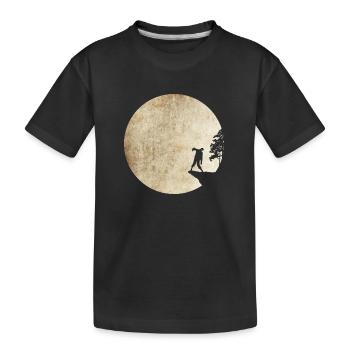 Zombie-Nacht - Kinder Premium Bio T-Shirt - Schwarz - Vorne