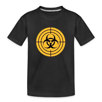 Biohazard Sight Chasseur de zombies - T-shirt bio Premium Enfant - noir - Devant