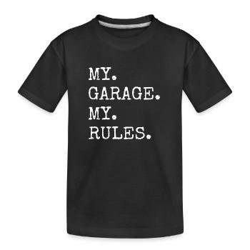 Bday Badass Mécanicien T-shirts Chemise de baseball - T-shirt bio Premium Enfant - noir - Devant