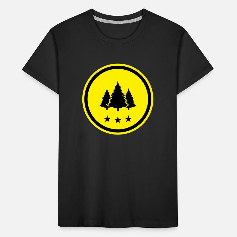 Tree Fir Forest Kids' Premium Organic T-Shirt