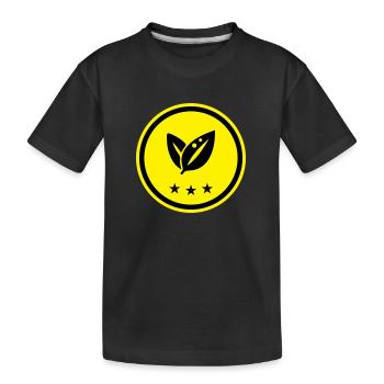 Leaf Ecology - Kids' Premium Organic T-Shirt - black - Front