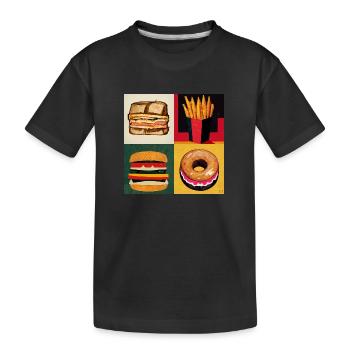 MENU ALL OF FAME - T-shirt bio Premium Enfant - noir - Devant