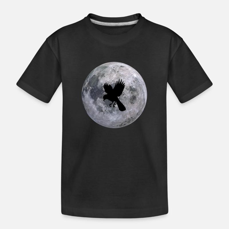 birdsky - Kinder Premium Bio T-Shirt - Schwarz