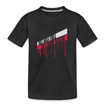 l’enfer était plein Citation - T-shirt bio Premium Enfant - noir - Devant