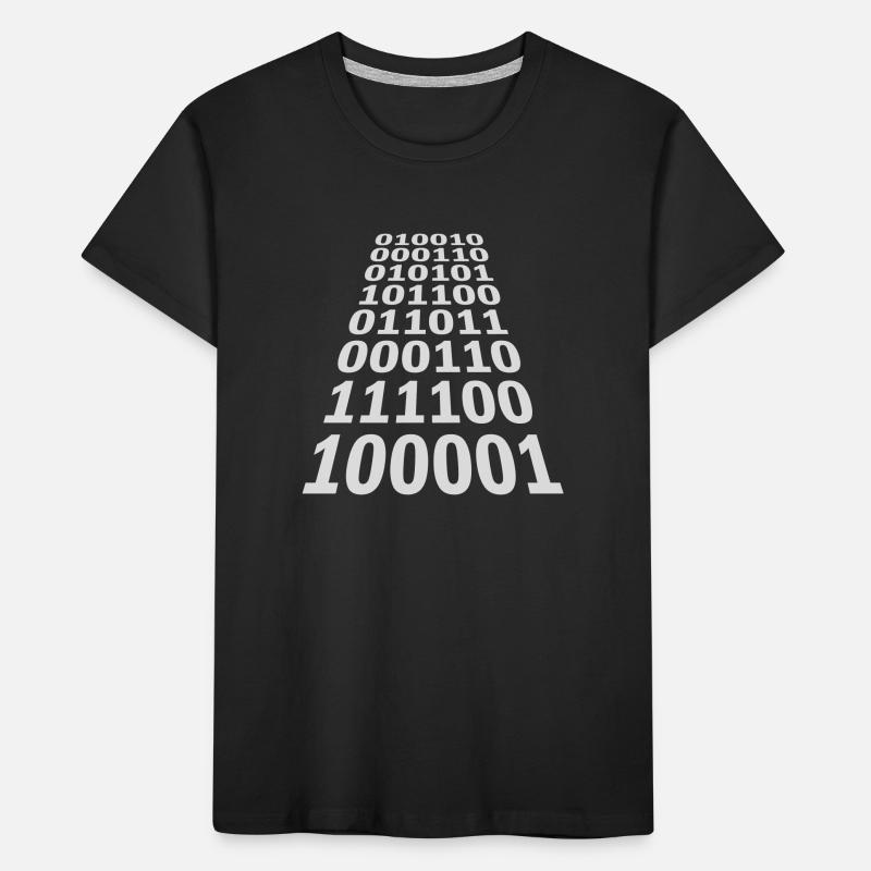 Langage de programme de code binaire T-shirt bio Premium Enfant