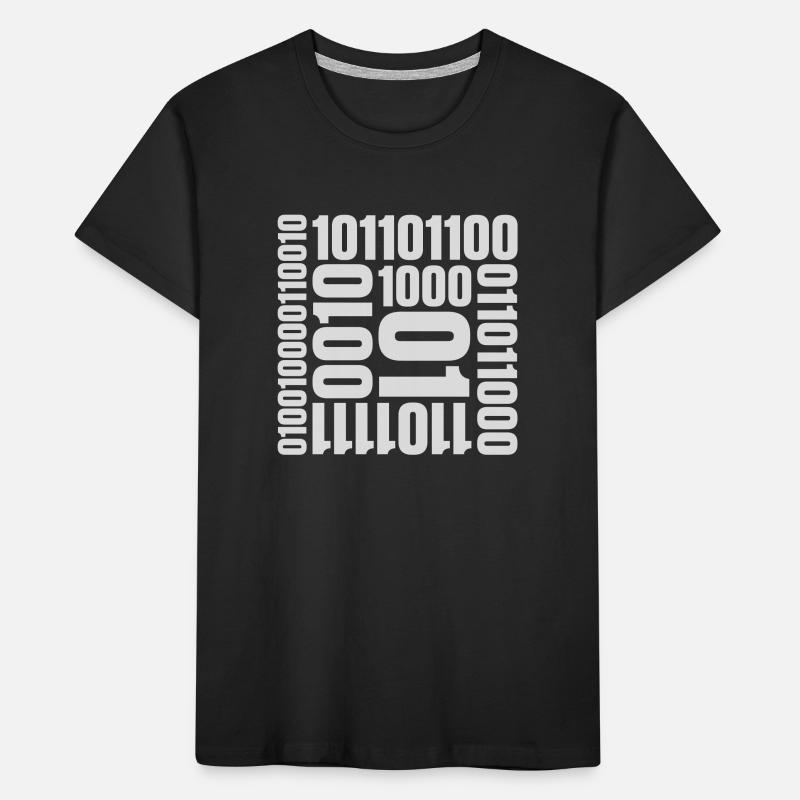 Langage de programme de code binaire T-shirt bio Premium Enfant