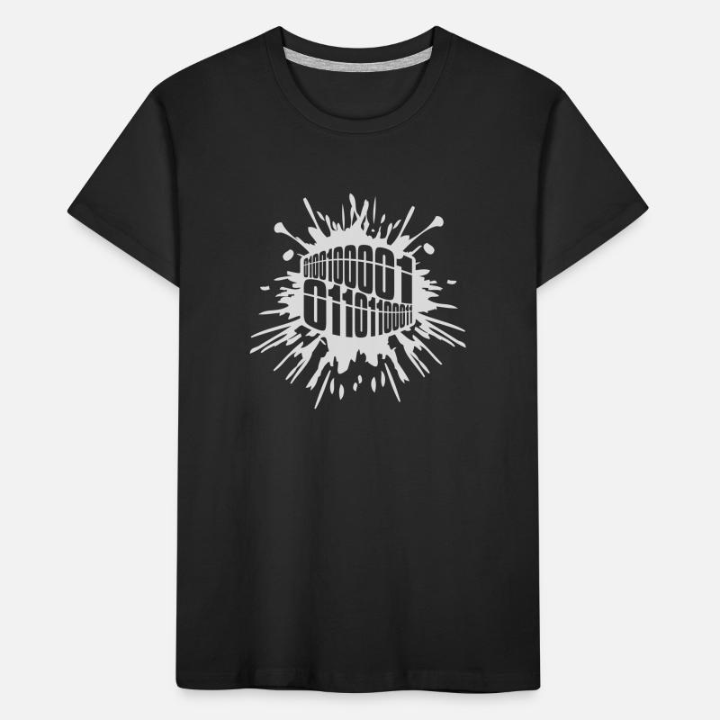 Binär Code Programm Sprache Kinder Premium Bio T-Shirt
