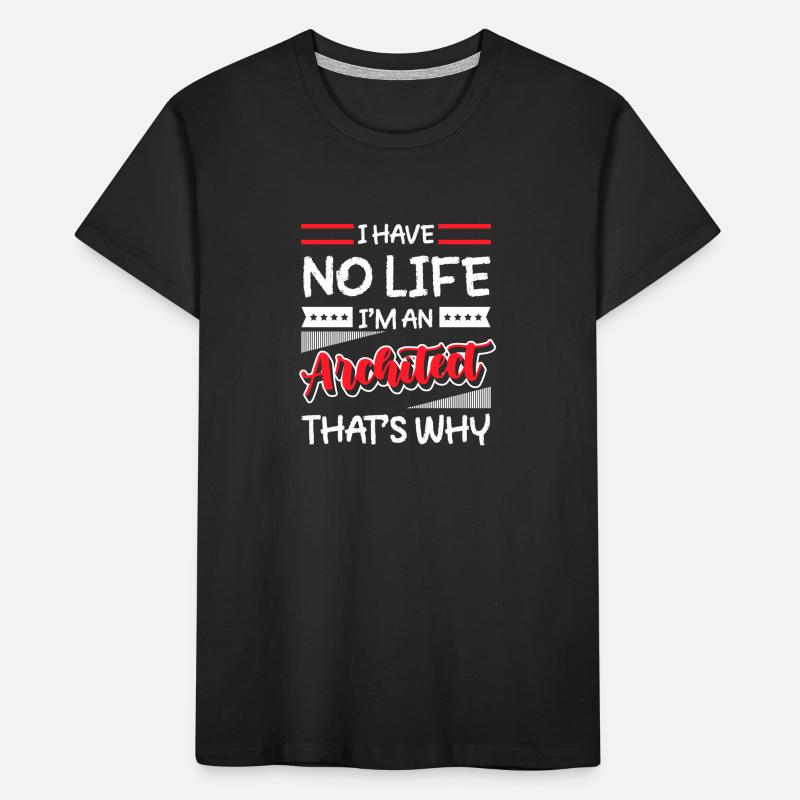Engineer Building Student Construction Kids' Premium Organic T-Shirt