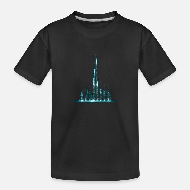Dubai Matrix Style - Kinder Premium Bio T-Shirt - Schwarz