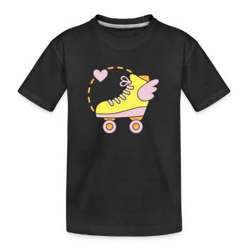 C’est comme flotter. - T-shirt bio Premium Enfant - noir - Devant