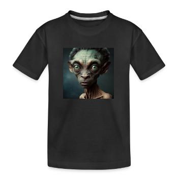 Extraterrestre Alien - T-shirt bio Premium Enfant - noir - Devant