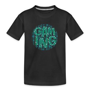 Gaming-Szene-digital - Kinder Premium Bio T-Shirt - Schwarz - Vorne