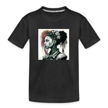 cyberg punk 9b218d23 480f 419d aceb 8af1c457f1fc - T-shirt bio Premium Enfant - noir - Devant