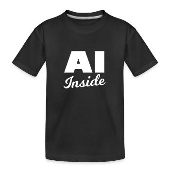 Artificial intelligence - Kids' Premium Organic T-Shirt - black - Front